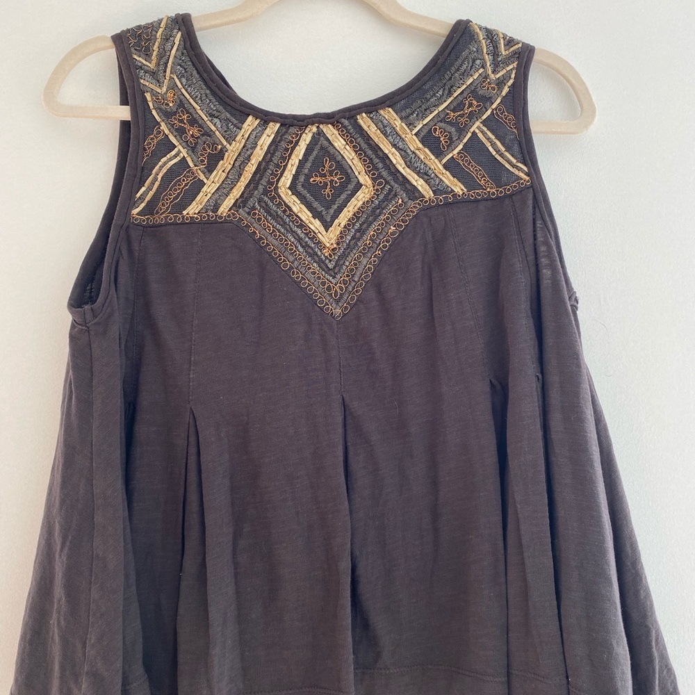 Free people gray top